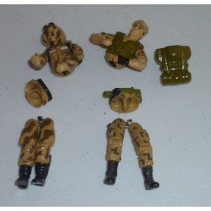 Lot GI Joe 3.75" Figures 3 3/4" 1985 Dusty 1988 Repeater